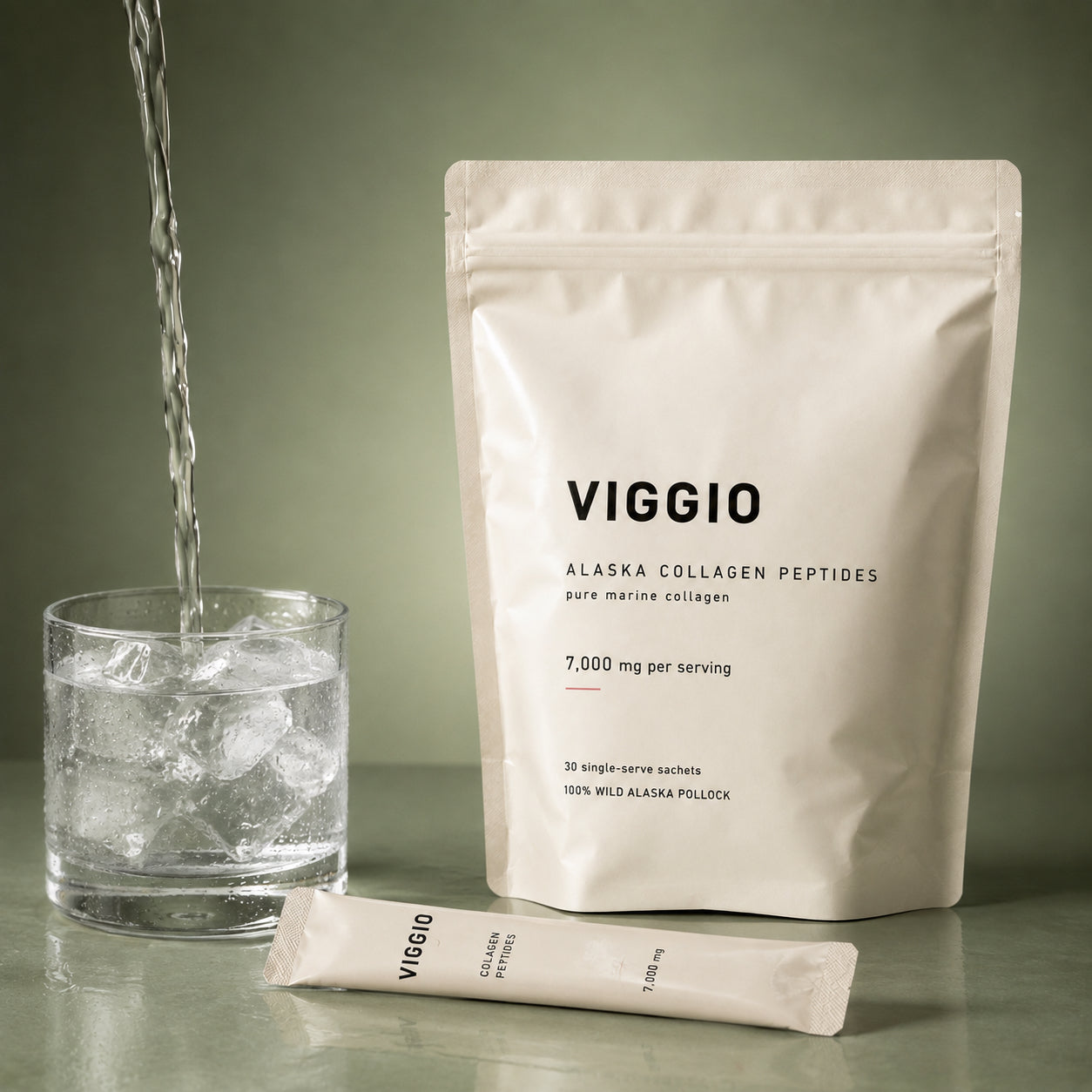 VIGGIO Alaska Collagen Peptides Powder
