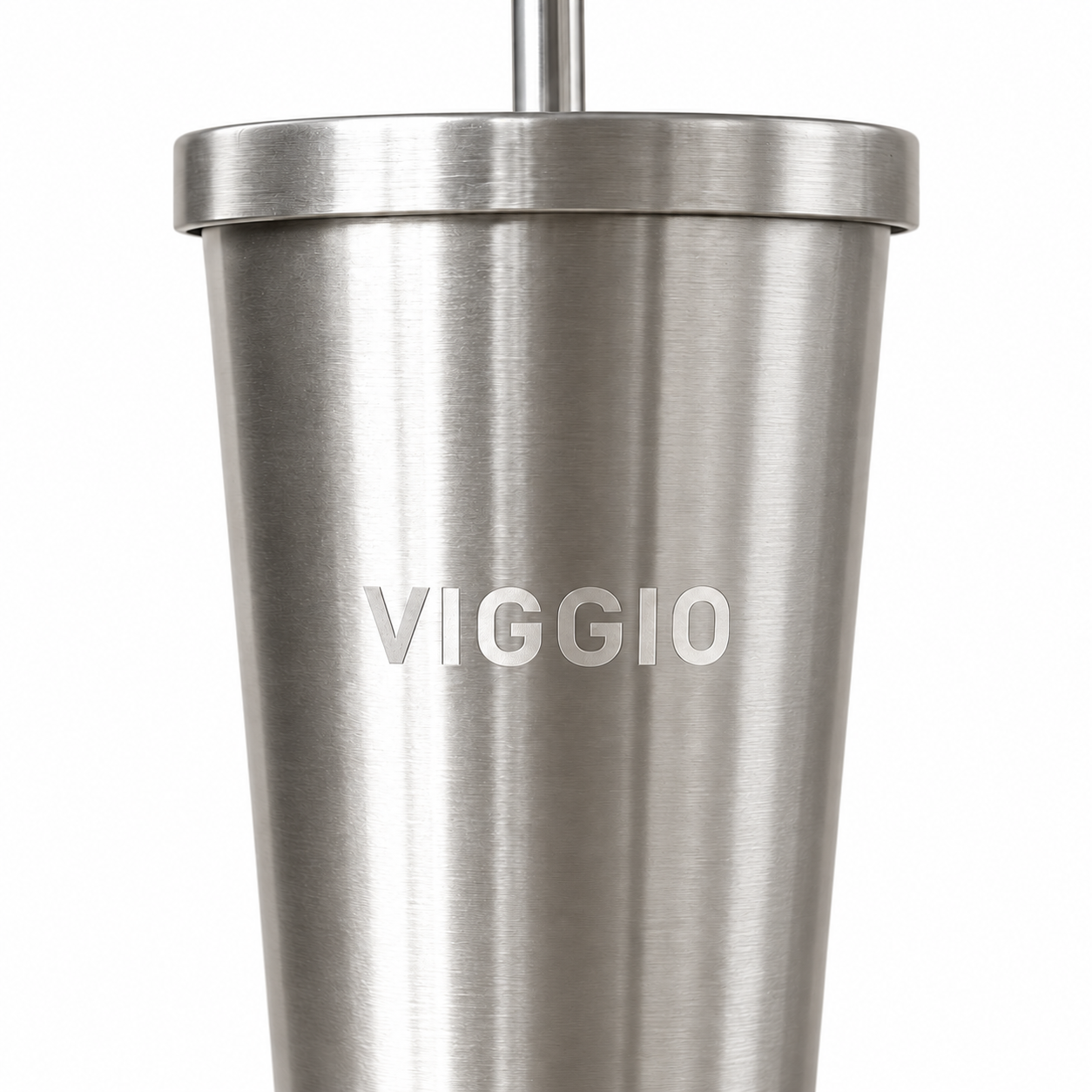 The VIGGIO Brushed Steel Tumbler