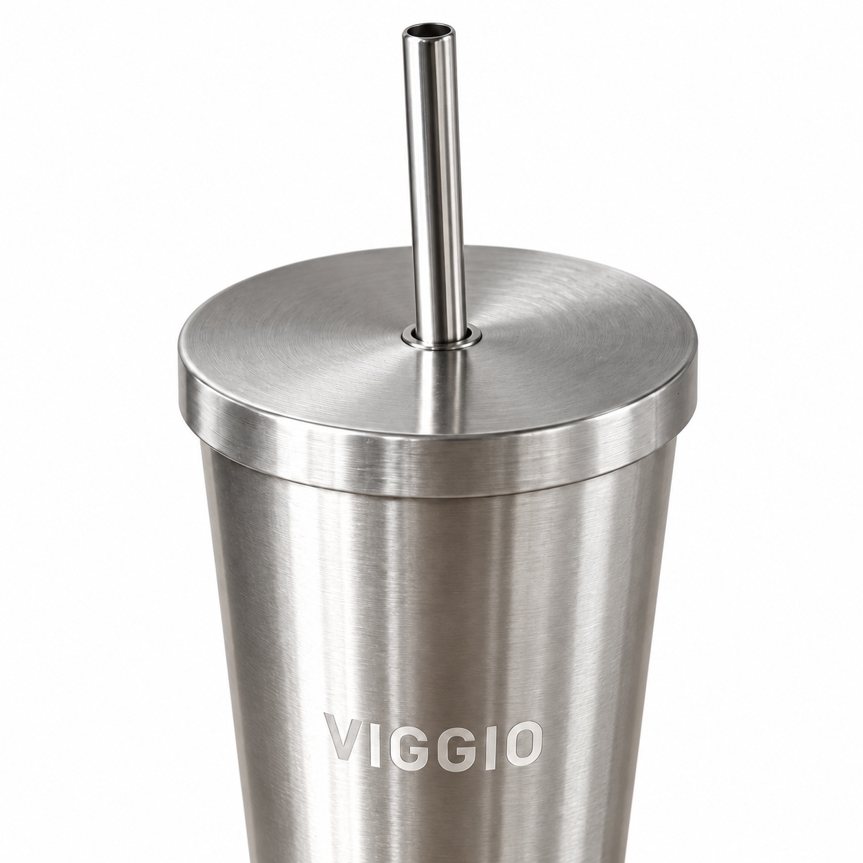 The VIGGIO Brushed Steel Tumbler