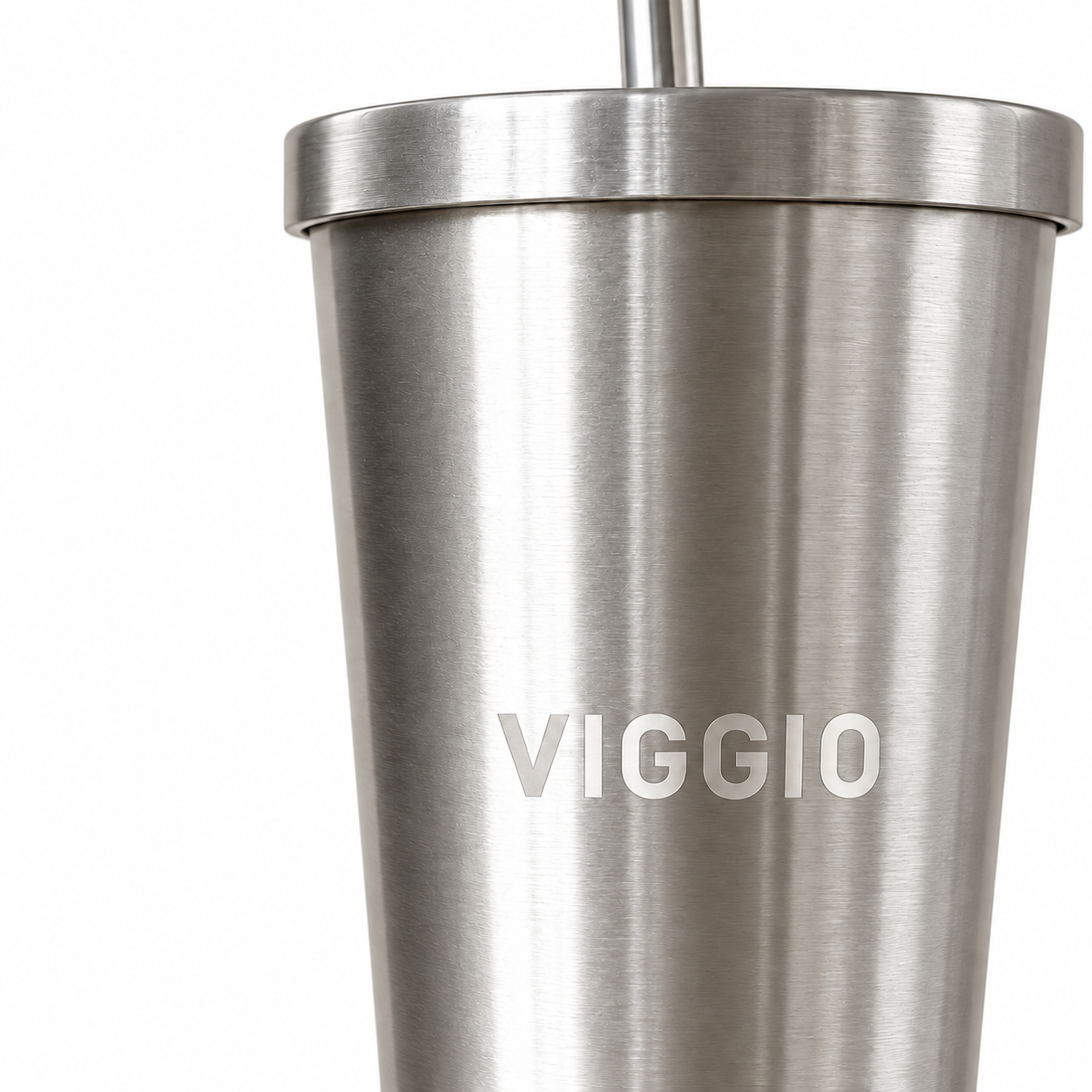 The VIGGIO Brushed Steel Tumbler